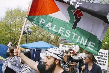 Gazze ateşi Biden’ı yakacak! Columbia Üniversitesi’nden Filistin protestolarına katılanlara ’tehditli’ cadı avı: Öğrencilerden maskeli önlem