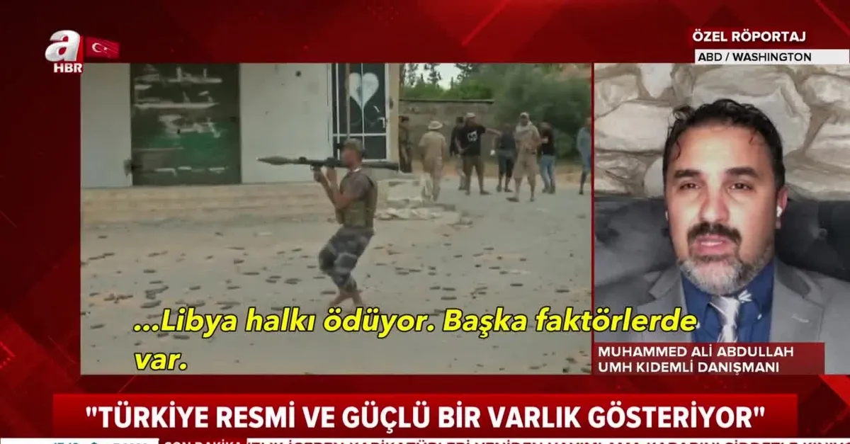 Libya Hükümeti Danışmanı Muhammed Ali Abdullah A Haber'e konuştu: ''Hafter ve Rusya'nın sonu olur''