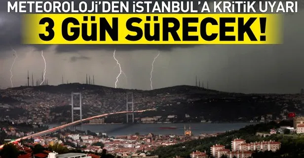 Son dakika: Meteoroloji’den İstanbul’a kritik uyarı! İstanbul’da bugün hava nasıl? 27 Ağustos 2018 Pazartesi hava durumu