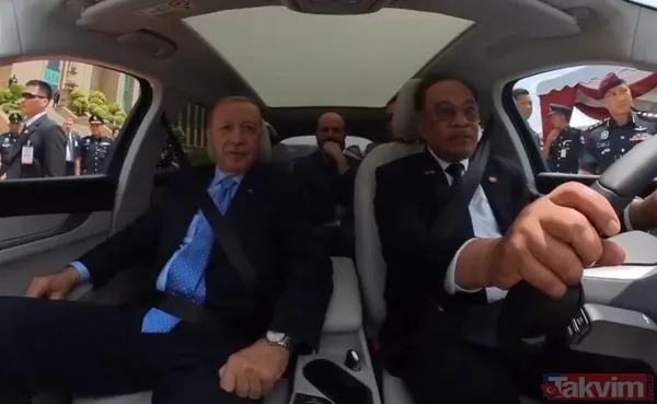 Başkan Erdoğan ile Malezya Başbakanı Enver İbrahim arasında Togg diyaloğu: Ses duyuyor musun? | Şoförlüğüme güvenmene şaşırdım - 6