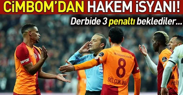 Galatasaray cephesi Cüneyt Çakır’a adeta ateş püskürdü