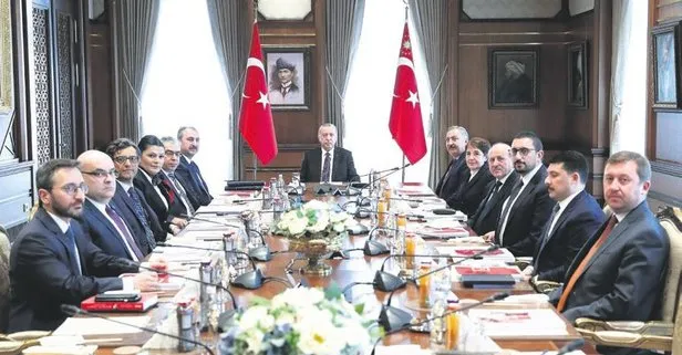 Başkan Recep Tayyip Erdoğan, Hukuk Politikaları Kurulu Toplantısı’na başkanlık etti