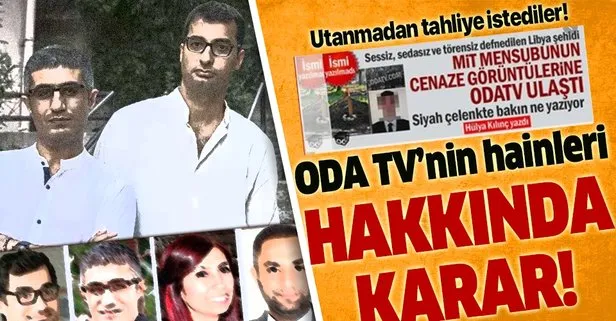 Son dakika: ODA TV’nin MİT mensubunu deşifre skandalında flaş gelişme! Barış Pehlivan ile Barış Terkoğlu’nun tahliye talepleri reddedildi