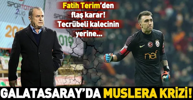 Galatasaray'da Muslera krizi! Fatih Terim ile Muslera arasında soğuk rüzgarlar esiyor