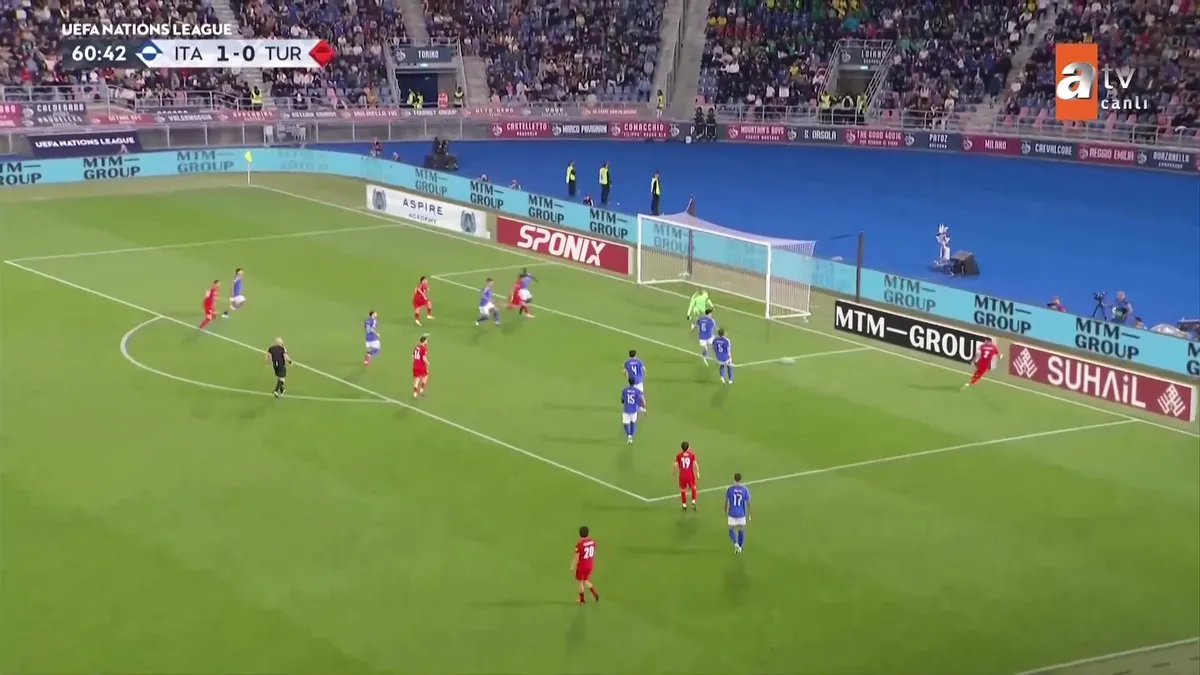 İtalya 1-1 Türkiye GOL: Aral Şimşir