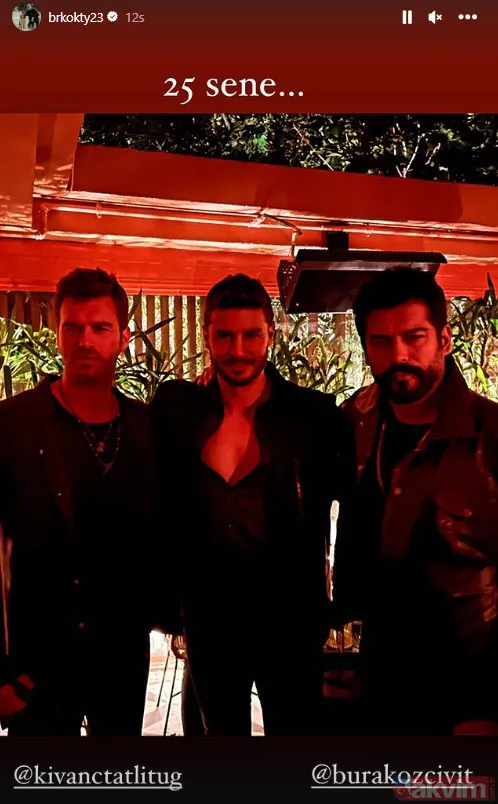 Yok böyle bir ekip! Kıvanç Tatlıtuğ Burak Özçivit ve Berk Oktay bir araya geldi ortalık birbirine girdi "25 sene..." Kuruluş Osman'ın Konur Bey'i... - 7