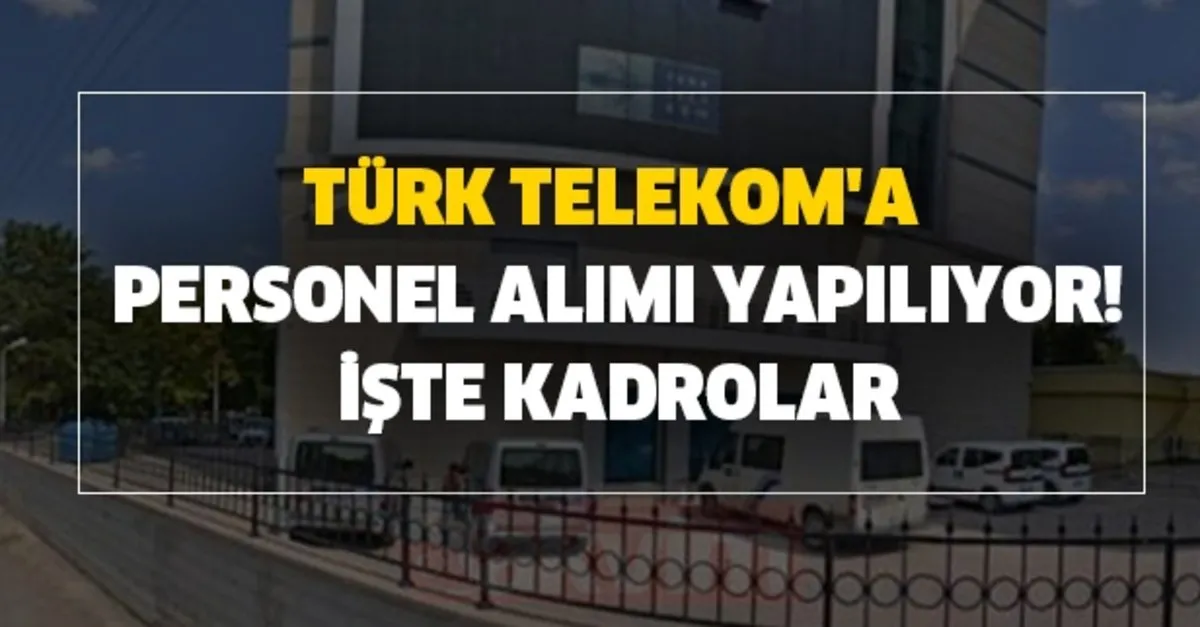 Turk Telekom Iskur Ve Kariyer Basvuru Sayfasi Turk Telekom A Personel Alimi Basvuru Sartlari Nedir Takvim