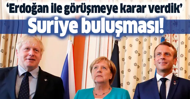 Son dakika: Macron'dan 'Suriye buluşması' açıklaması: Başkan Erdoğan ile görüşeceğiz