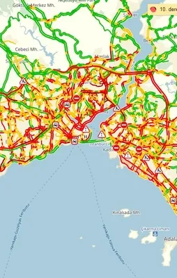 İstanbul'da trafik felç