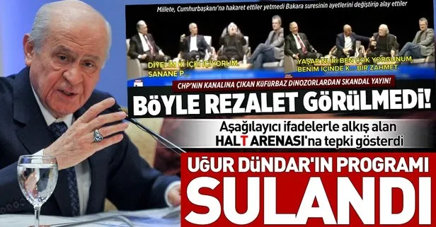Bahçeli'den Uğur Dündar'a sert eleştiri