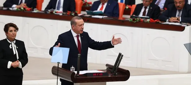 Cumhurbaşkanı Erdoğan TBMM’de konuşuyor