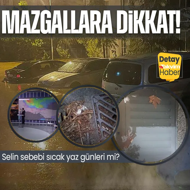 İstanbuldaki selin sebebi sıcak yaz günleri mi? Dikkat çeken mazgal detayı!