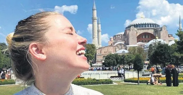 Amber Heard İstanbul’u turluyor
