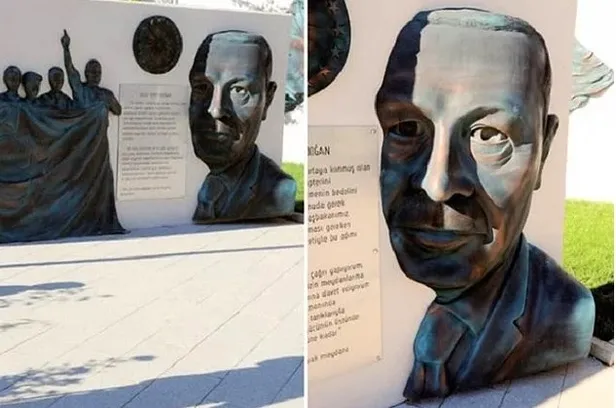 Cumhurbaşkanı Erdoğan'dan heykel tepkisi-1