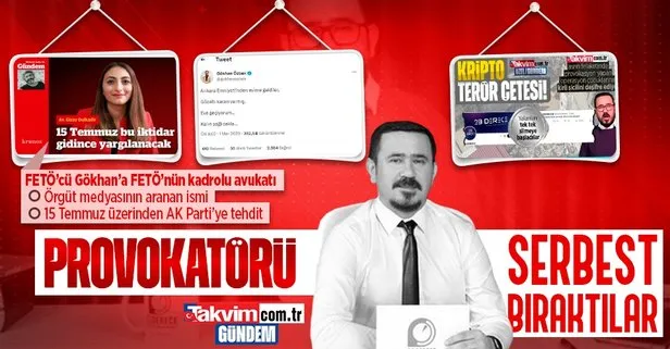 FETÖ’nün Twitter’daki operasyon ayağına darbe! Kuyruklu ’deprem’ yalancısı ’23 Derece’ Gökhan Özbek serbest bırakıldı