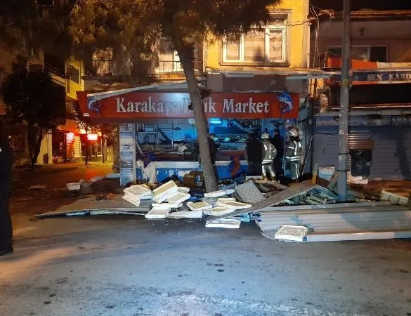 Gece yarısı korkutan patlama!