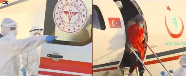 Son dakika: Kovid-19'a yakalanan Türk vatandaşı kadın ve ailesi Bangladeş'ten yurda getirildi-1