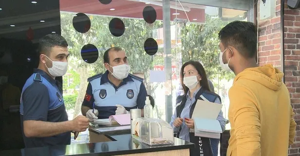 İstanbul Bahçelievler'de Kovid-19 tedbirlerine uymayan 2 berber mühürlendi