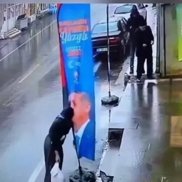 Yaşlı teyzenin Erdoğan sevgisi