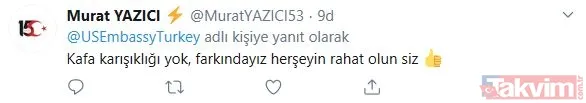 ABD Büyükelçiliği'nin FETÖ'cü Ergun Babahan'ın Bahçeli’yi hedef alan tweetini beğenmesine MHP'den sert tepki! - 12