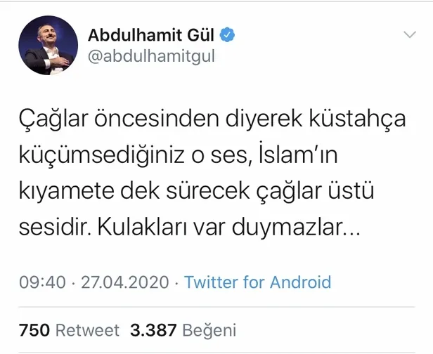 Adalet Bakanı Abdülhamit Gül'den Ali Erbaş üzerinden İslamiyet'e saldıranlara tepki-5