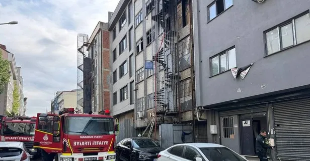 Sultangazi’de ayakkabı imalathanesinde yangın paniği!