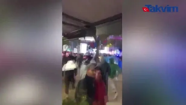 Fenerbahçeli taraftarlar Bağdat Caddesi’nde şampiyonluğu kutlayan Trabzonsporlulara saldırdı! İşte o anlar…