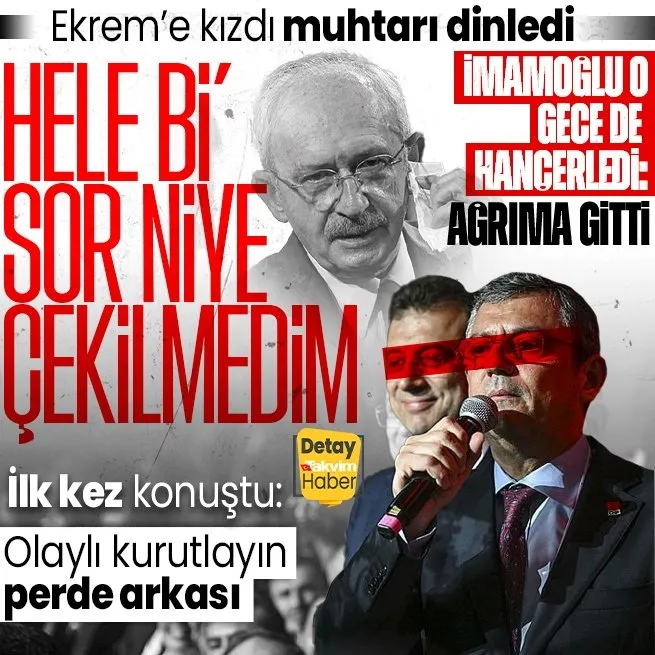 CHPnin devrik lideri Kılıçdaroğlu ilk kez konuştu! Olaylı kurultayda İmamoğlundan türlü entrikalar: Özgür Özelin elini niye kaldırmadı?