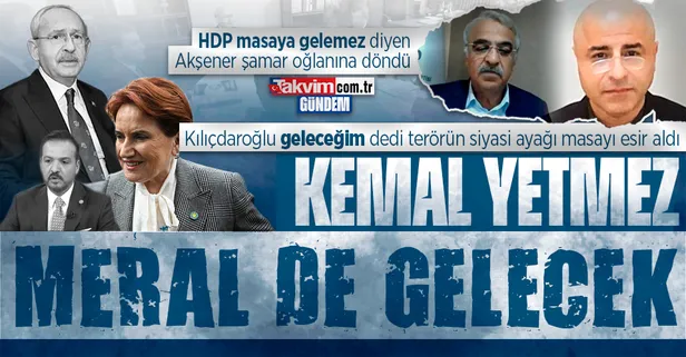6'lı koalisyonun adayı CHP’li Kemal Kılıçdaroğlu "görüşeceğim" dedi! Terörün siyasi ayağı HDP şartları sıraladı: "Görüşmede Akşener de olacak!"