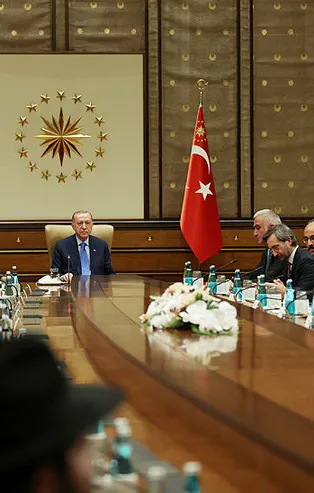 Son dakika! Başkan Erdoğan önce Ali Koç'u sonra Yahudileri kabul etti