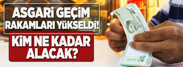 AGİ rakamları yükseldi! Kim ne kadar alacak?-1