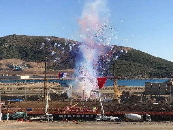 Akkuyu Nükleer Santrali'nin temeli atıldı-1