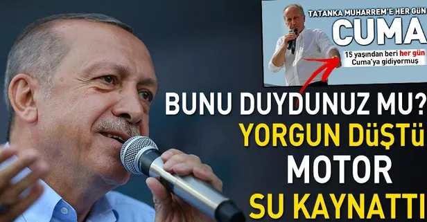 Yorgun düştü motor su kaynattı
