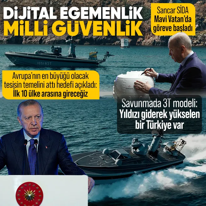 Başkan Erdoğan Sancar SİDA hizmete alma töreninde açıkladı: Temeli atılan tesis Avrupa’nın en büyüğü olacak