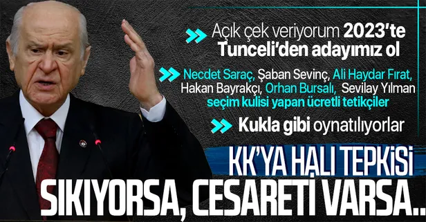 Son dakika: MHP Lideri Devlet Bahçeli'den CHP Genel Başkanı Kemal Kılıçdaroğlu'na sert tepki!