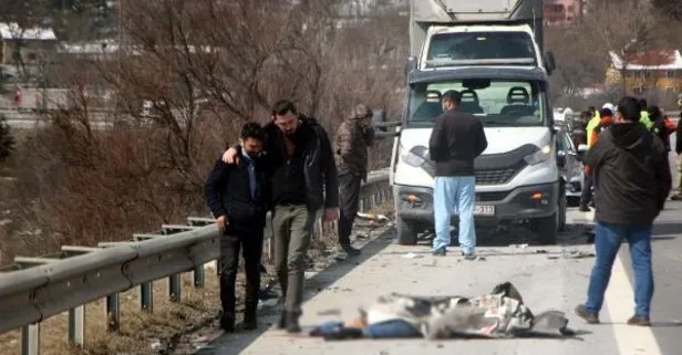 Bolu’da korkunç kaza! TIR’ın çarptığı çekicinin sürücüsü öldü