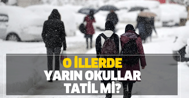 Erzurum, Kars ve Ağrı’da yarın okullar tatil mi? 6 Aralık Cuma MEB kar tatili açıklaması var mı?