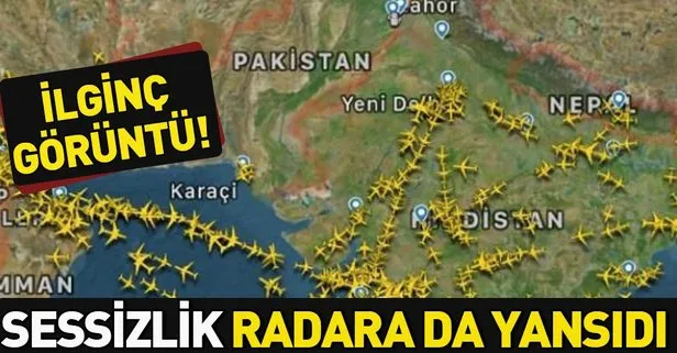 Pakistan Hava Sahasinda Ilginc Goruntu Takvim