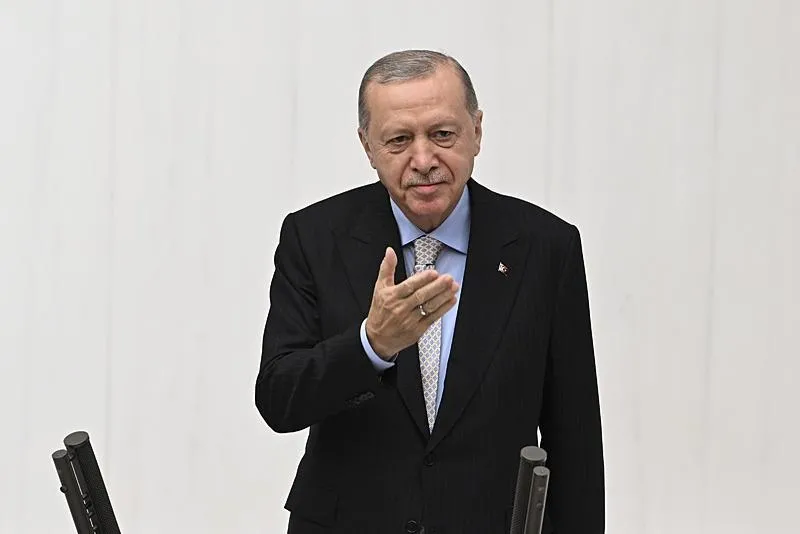 Başkan Erdoğan, TBMM'de Genel Kurul'a hitap etti. (AA)