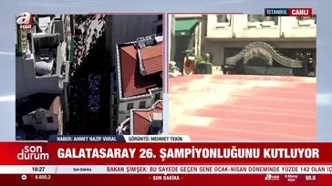 Galatasaray 26. şampiyonluğunu kutluyor!
