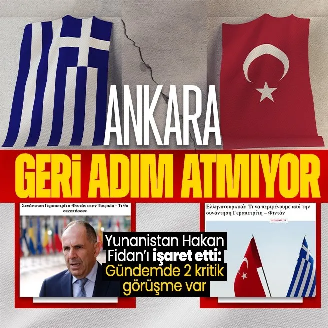 Yunan basını Hakan Fidan’ı işaret etti: Ankara geri adım atmıyor! Gündemde 2 kritik görüşme var