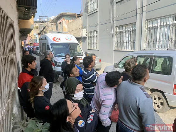 Adana'da eşinin çocukları alarak evi terketmesine öfkelenen koca damdan atladı - 3