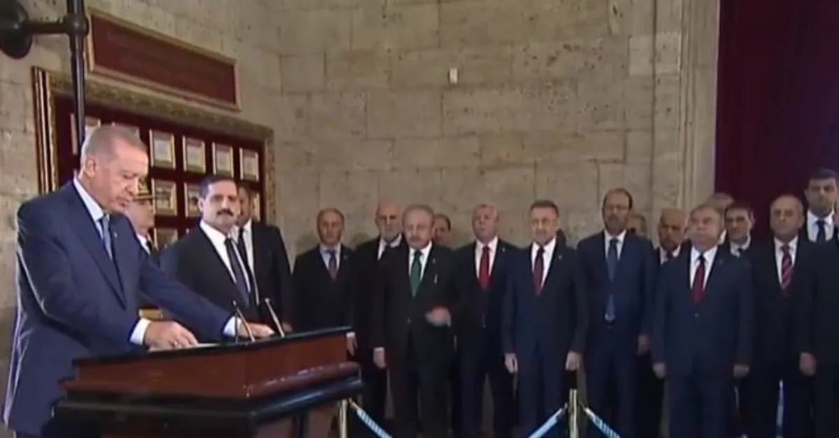 Türkiye Cumhuriyeti 99'uncu yaşını kutluyor! Başkan Erdoğan ve devlet erkanı Anıtkabir'de