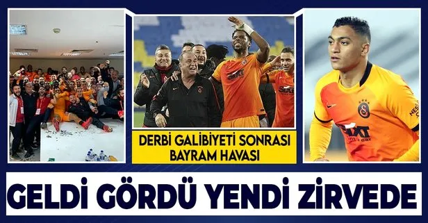 Sarı-Kırmızılılar derbi galibiyeti sonrası adeta bayram yaptı: Geldik gördük yendik