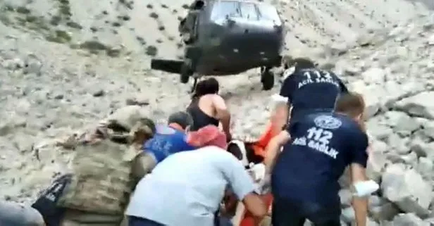 Tunceli’de turiste ayı saldırdı! Askeri helikopter havalandı...