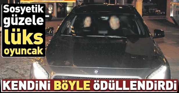 Eda Taşpınar 200 bin liralık yeni otomobiliyle görüntülendi