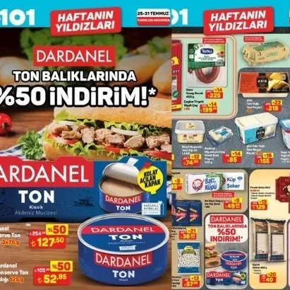 Yeni A101 Aldın Aldın broşürü yayınlandı! Yalnızca 1 hafta sürecek! Finish, Dardanel, Molped ve Çerezya indirimi