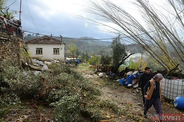 Fırtına köyü yerle bir etti! Aydın'a bağlı Şirindere, felaketi yaşadı - 20