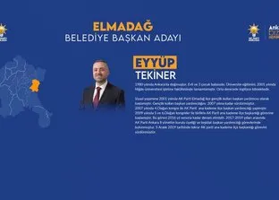 AK Parti Ankara Elmadağ belediye başkan adayı Eyyüp Tekiner kimdir, kaç yaşında, mesleği ne?
