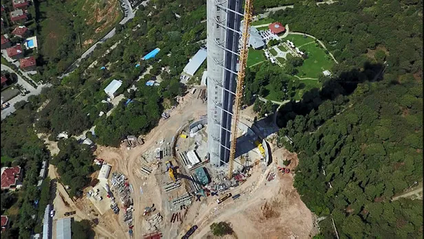 Çamlıca Kulesi'nde çalışmalarda sona gelindi-3